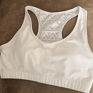 Zyia White Bomber Bra
